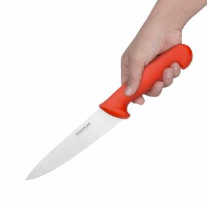 Hygiplas Chefs Knife Red 16cm - C887 - 3
