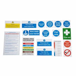 Vogue Bumper Hygiene Catering Sign Pack - L968 - 1