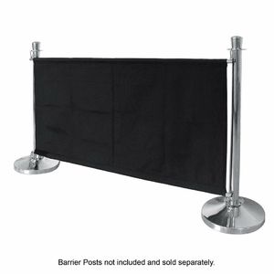 Bolero Black Canvas Barrier - CF137 - 1