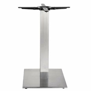 Bolero Stainless Steel Square Table Base - CF157 - 1