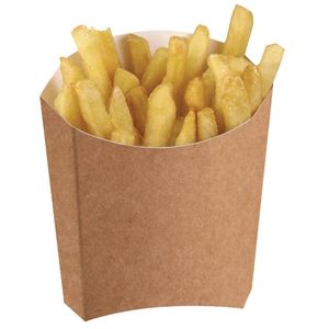 Colpac Compostable Kraft Chip Cartons Small (Pack of 1000) - GE800 - 3
