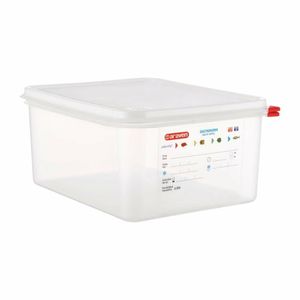 Araven Polypropylene 1/2 Gastronorm Food Container 12.5Ltr (Pack of 4) - T989 - 1