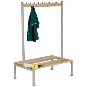 Double Sided Coat Hanger Bench 1200mm - CF497 - 1