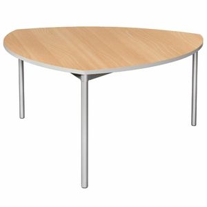 Gopak Enviro Indoor Beech Effect Shield Dining Table 1500mm - GE963 - 1