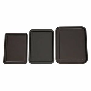 Nisbets Essentials Non Stick Baking Trays (Pack of 3) - DW097 - 3