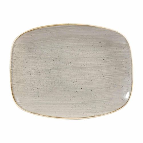 Churchill Stonecast Rectangular Plates Peppercorn Grey 202 x 261mm - DW332 - 1