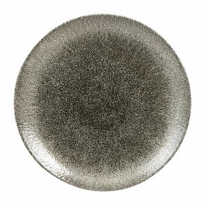 Churchill Studio Prints Raku Coupe Plates Quartz Black 217mm (Pack of 12) - HC769 - 1