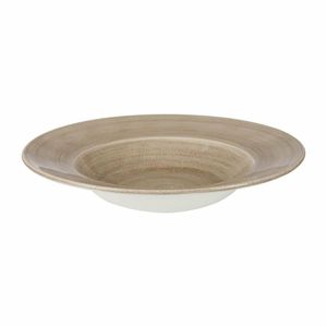 Churchill Stonecast Patina Antique Round Wide Rim Bowls Taupe 280mm - HC799 - 1