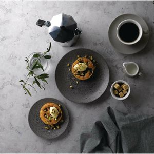 Churchill Menu Shades Caldera Coupe Plates Flint Grey 155mm (Pack of 6) - FC194 - 3
