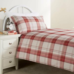 Mitre Essentials Chatsworth Hardwick Taupe/Connel Claret Pillowcase - DS701 - 1