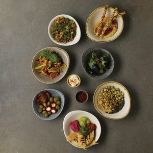 Churchill Raku Round Dish Quartz Black 160mm (Pack of 12) - DY942 - 2