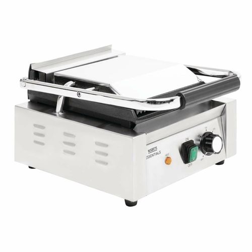 Nisbets Essentials Contact Grill Ribbed Top - DA396 - 5