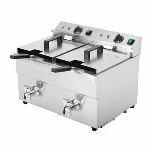 Buffalo Twin Tank Induction Fryer 2x3kW - CT012 - 1