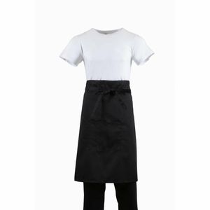 Regular Bistro Apron Black With Pocket - B133 - 1