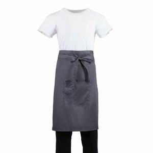 Whites Regular Bistro Apron Charcoal - B158 - 1