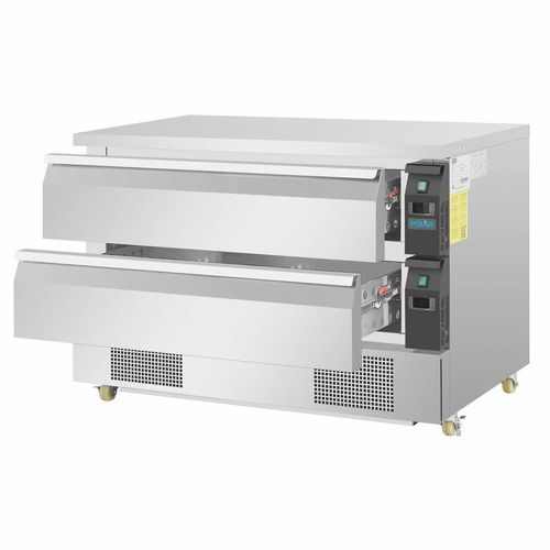 Polar U-Series Double Drawer Counter Fridge Freezer 6xGN - DA997 - 4