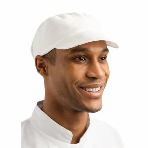 Whites Unisex Bakers Cap White - A212 - 1