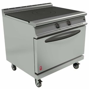 Falcon Dominator Plus Solid Top Natural Gas Oven Range G3107D with Castors - DP928-N - 1