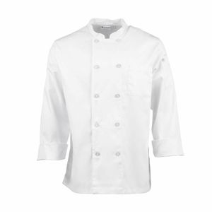 Chef Works Unisex Le Mans Chefs Jacket White L - A371-L - 1