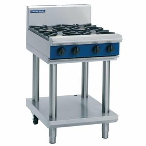 Blue Seal Evolution Cooktop 4 Open Burners LPG on Stand 600mm G514D-LS/L - GK125-P - 1