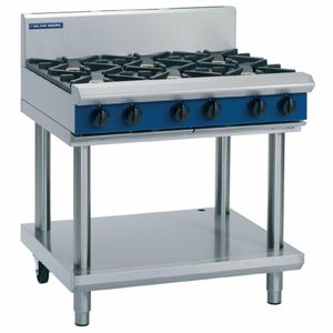 Blue Seal Evolution Cooktop 6 Open Burners LPG on Stand 900mm G516D-LS/L - GK151-P - 1