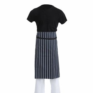 Whites Butchers Waist Apron Blue and White Stripe - A647 - 1
