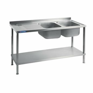 Holmes Fully Assembled Stainless Steel Sink Left Hand Drainer 1500mm - DR391 - 1