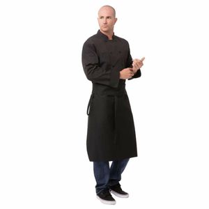 Chef Works Executive Chefs Tapered Apron Black - A577 - 1