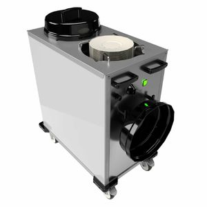 Moffat Twin Stack Mobile Heated Plate Dispenser HP2 - DR401 - 1