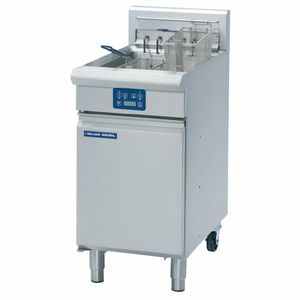 Blue Seal Single Tank Twin Basket Free Standing Electric Fryer E43E - GK585 - 1