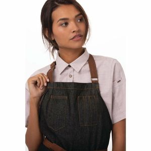 Chef Works Urban Memphis Bib Apron Black - B720 - 3