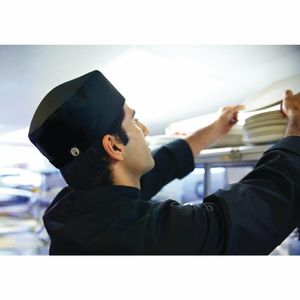 Chef Works Cool Vent Beanie Black - A704 - 3
