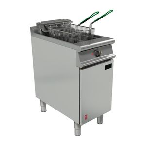 Falcon Dominator Plus Twin Basket Fryer with Fryer Angel on Feet - FW758 - 1