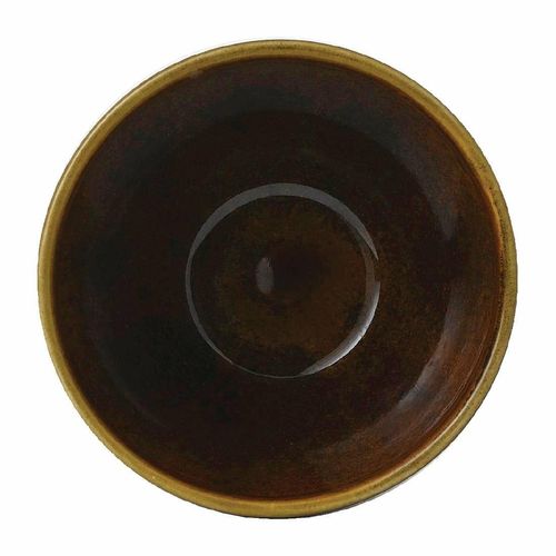 Churchill Nourish Black Onyx Two Tone Contour Deep Bowl 8oz (Box 12) (Direct) - FD817 - 2