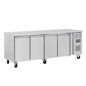Polar U-Series Four Door Counter Fridge 449Ltr - G379 - 1