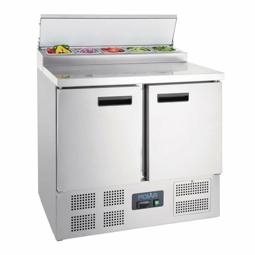 Polar G-Series Pizza Prep Counter Fridge 254Ltr - G604 - 9