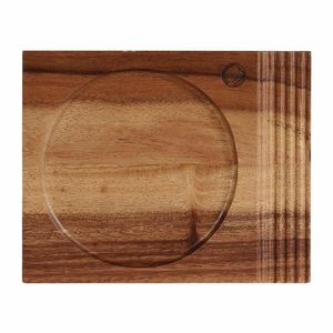 Churchill Alchemy Wood Single Handled Boards 177 x 142mm (Pack of 4) - FA670 - 1