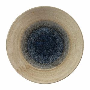 Churchill Stonecast Aqueous Deep Coupe Plates Bayou Taupe 255mm (Pack of 12) - FA662 - 1