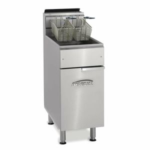 Imperial Single Tank Twin Basket Free Standing Natural Gas Fryer IFS-40-OP - CN021-N - 3