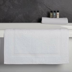 Mitre Essentials Capri Bath Mat White - GT750 - 1