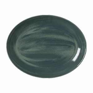 Steelite Revolution Jade Oval Coupe Plate 342mm (Pack of 12) - VV2130 - 1