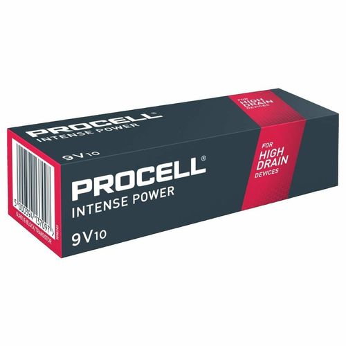 Duracell Procell Intense 9V Battery (Pack of 10) - FS725 - 2