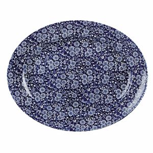 Churchill Vintage Prints Oval Dishes Willow Print 365mm (Pack of 6) - GF304 - 1