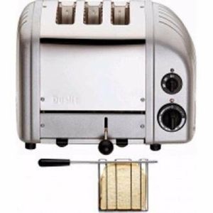 Dualit 2 + 1 Combi Vario 3 Slice Toaster Metallic Silver 31210 - CD348 - 1