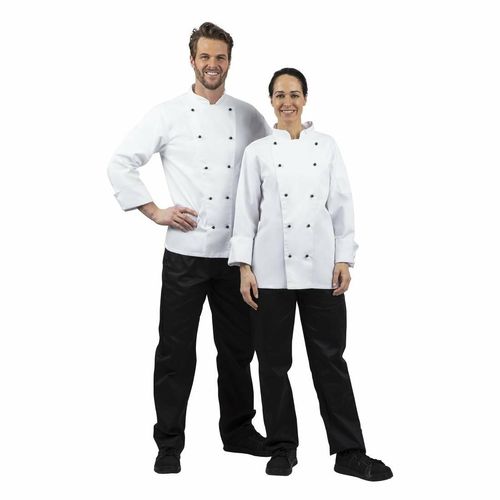 Whites Chicago Unisex Chefs Jacket Long Sleeve XL - DL710-XL - 3