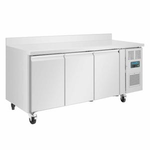 Polar U-Series Triple Door Counter Freezer with Upstand 417Ltr - DL917 - 1