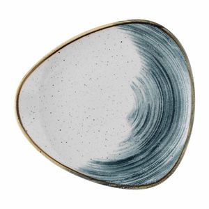 Churchill Stonecast Accents Lotus Plate Blueberry 254mm (Pack of 12) - FS874 - 1