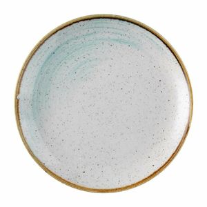 Churchill Stonecast Accents Evolve Coupe Plate Duck egg 219mm (Pack of 12) - FS858 - 1