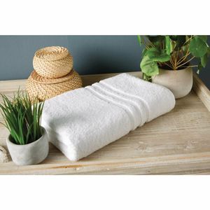 Eco Towel - White Bath Sheet - 100x150cm - HD220 - 1