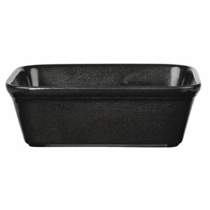 Churchill Cookware Black Rectangular Dishes 160x 120mm (Pack of 12) - GF640 - 1